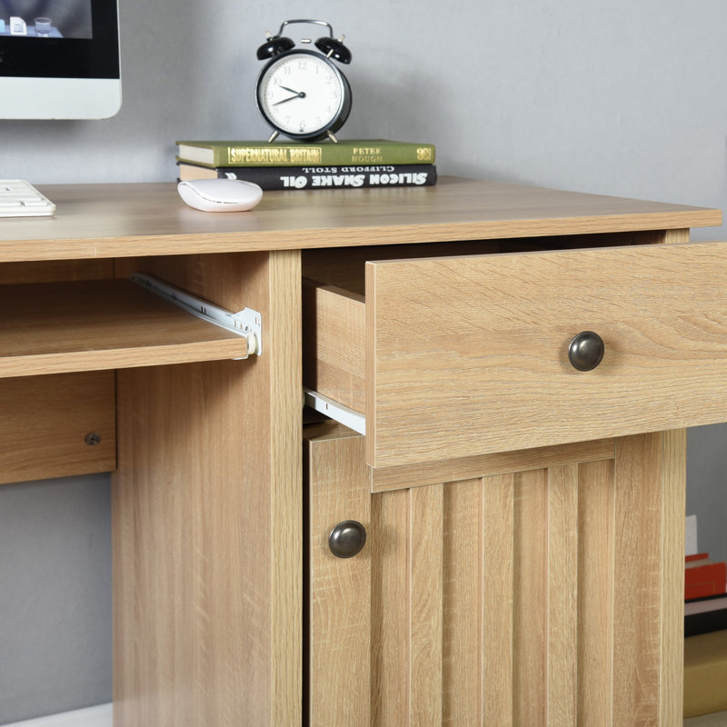 Red Barrel Studio® Rapids Farmhouse Computer Desk with and